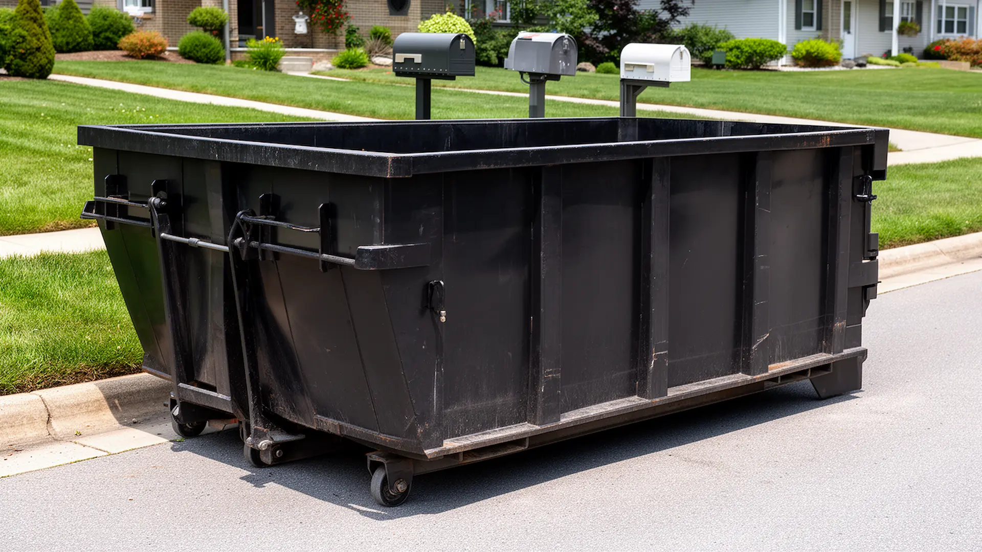 Roll-off dumpster from Graham & DeLuca Dumpster Express in Cincinnati, OH